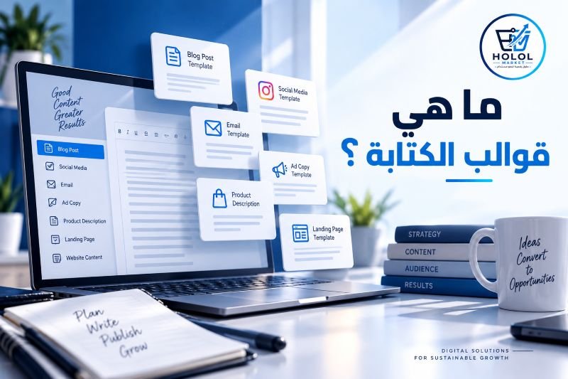 ما هي قوالب الكتابة⁉️ كيف تحول أفكارك إلى محتوى احترافي في دقائق